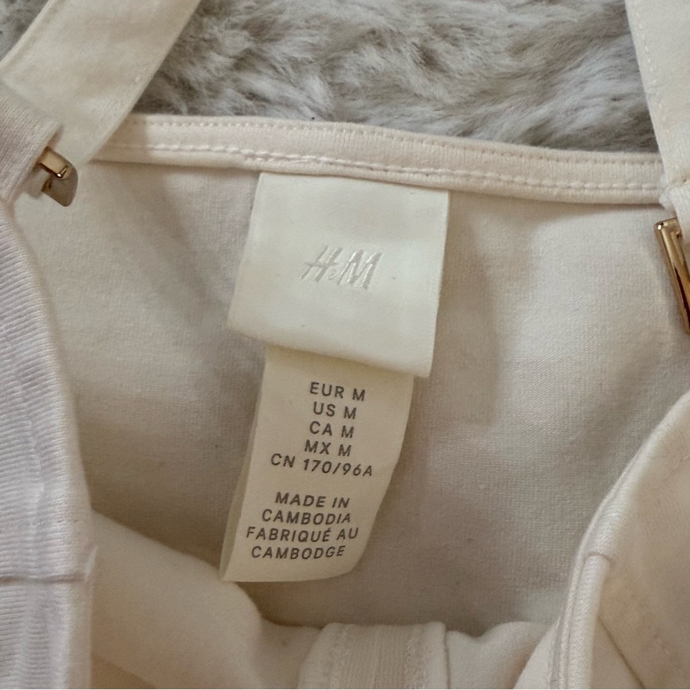 NWOT H&M White Bodysuit - Picture 3 of 8